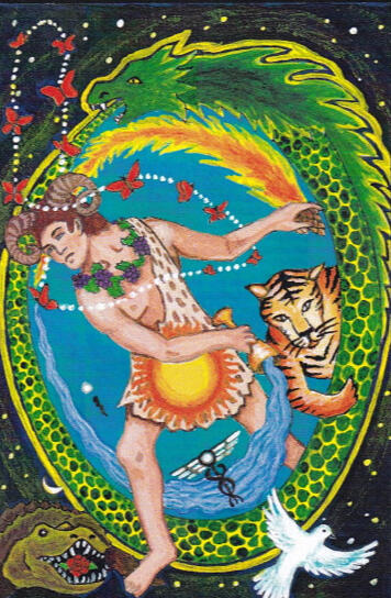 The Fool Rosetta Tarot